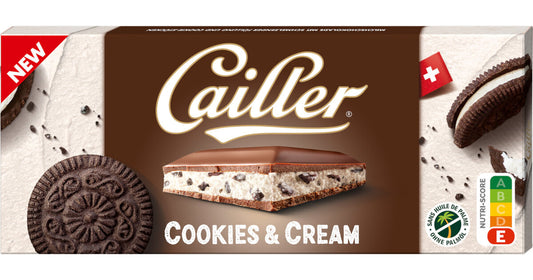 Cailler Cookies & Cream Chocolate Bar 96g