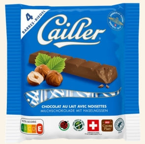 Cailler Classic Bar Milk / Nut 4x35g